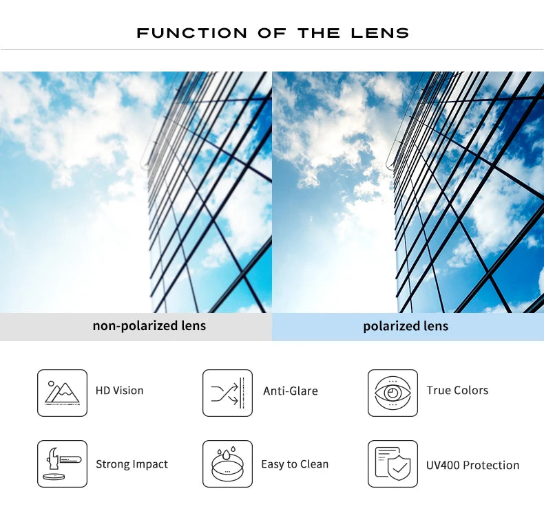 LIOUMO Top Quality Photochromic Polarized Sunglasses For Men Women Carbon Fiber Frame Square Glasses UV400 lentes de sol hombre